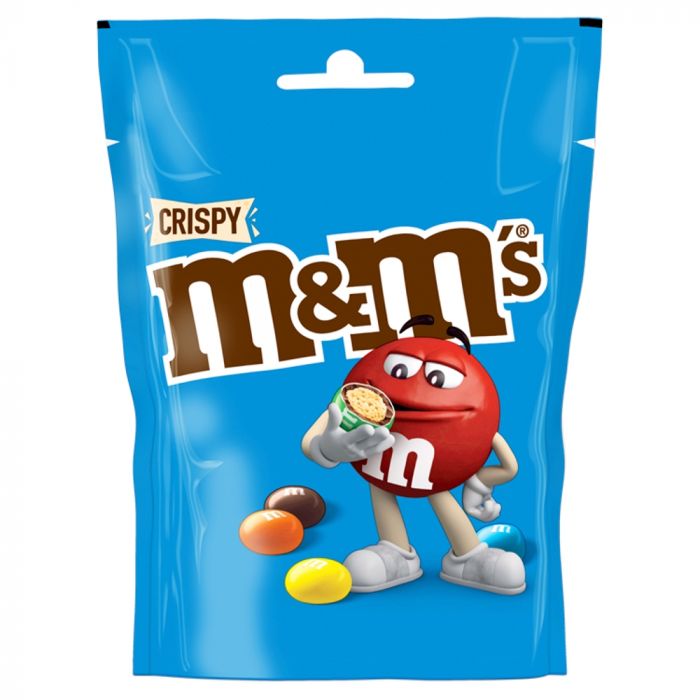 M&M's Mix Milk Chocolate, Peanut and Crispy Bites Pouch Bag 128g