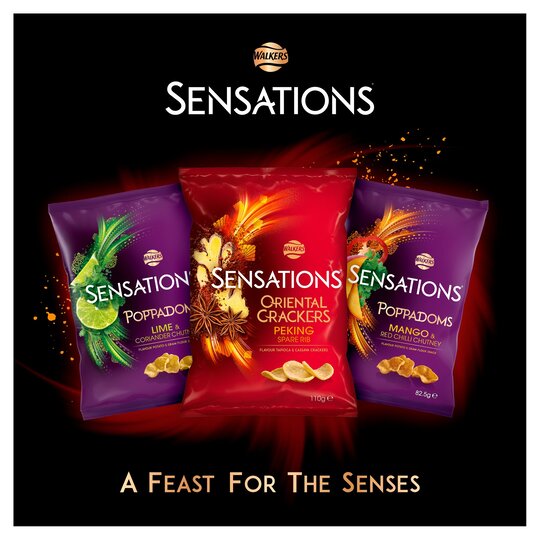 Sensations Mango & Chilli Chutney Poppadoms 82.5G