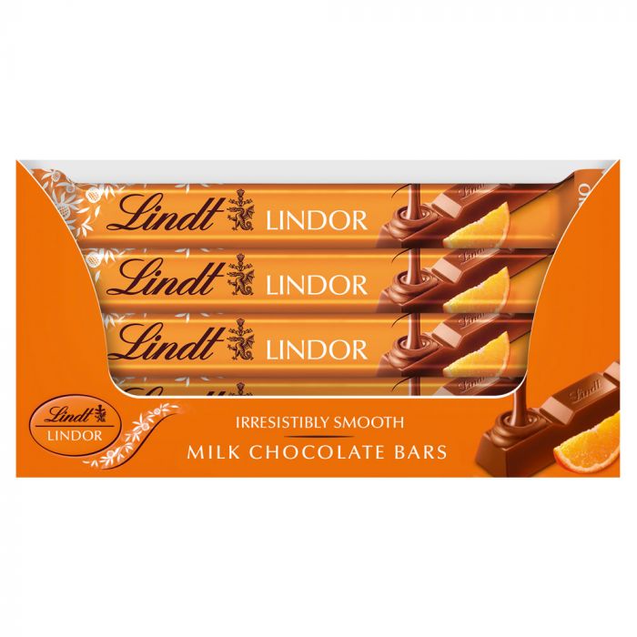 Lindt Lindor Orange Milk Chocolate Treat Bar 38g