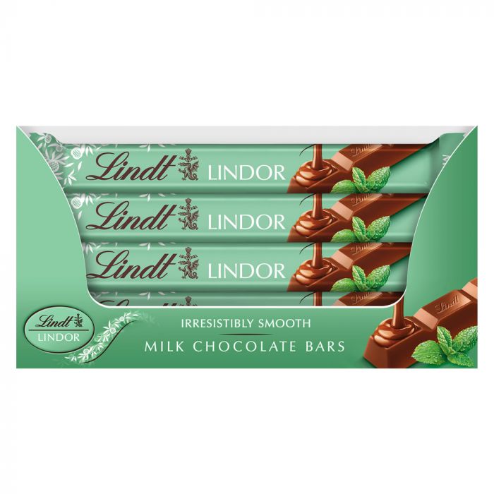 Lindt Lindor Mint Milk Chocolate Treat Bar 38g