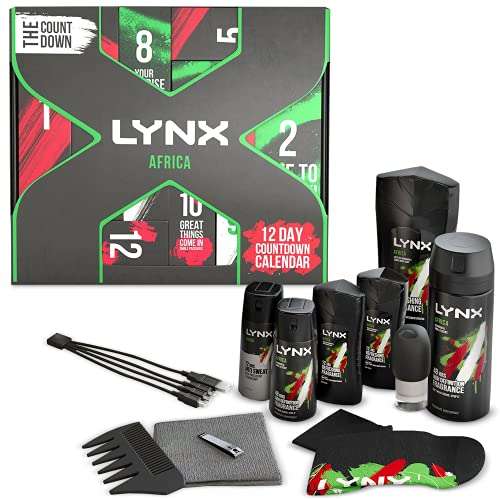 Lynx Africa Countdown Calendar Gift Set