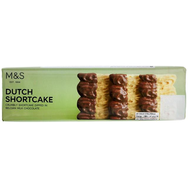 M&S Dutch Shortcakes Dipped in Milk Chocolate