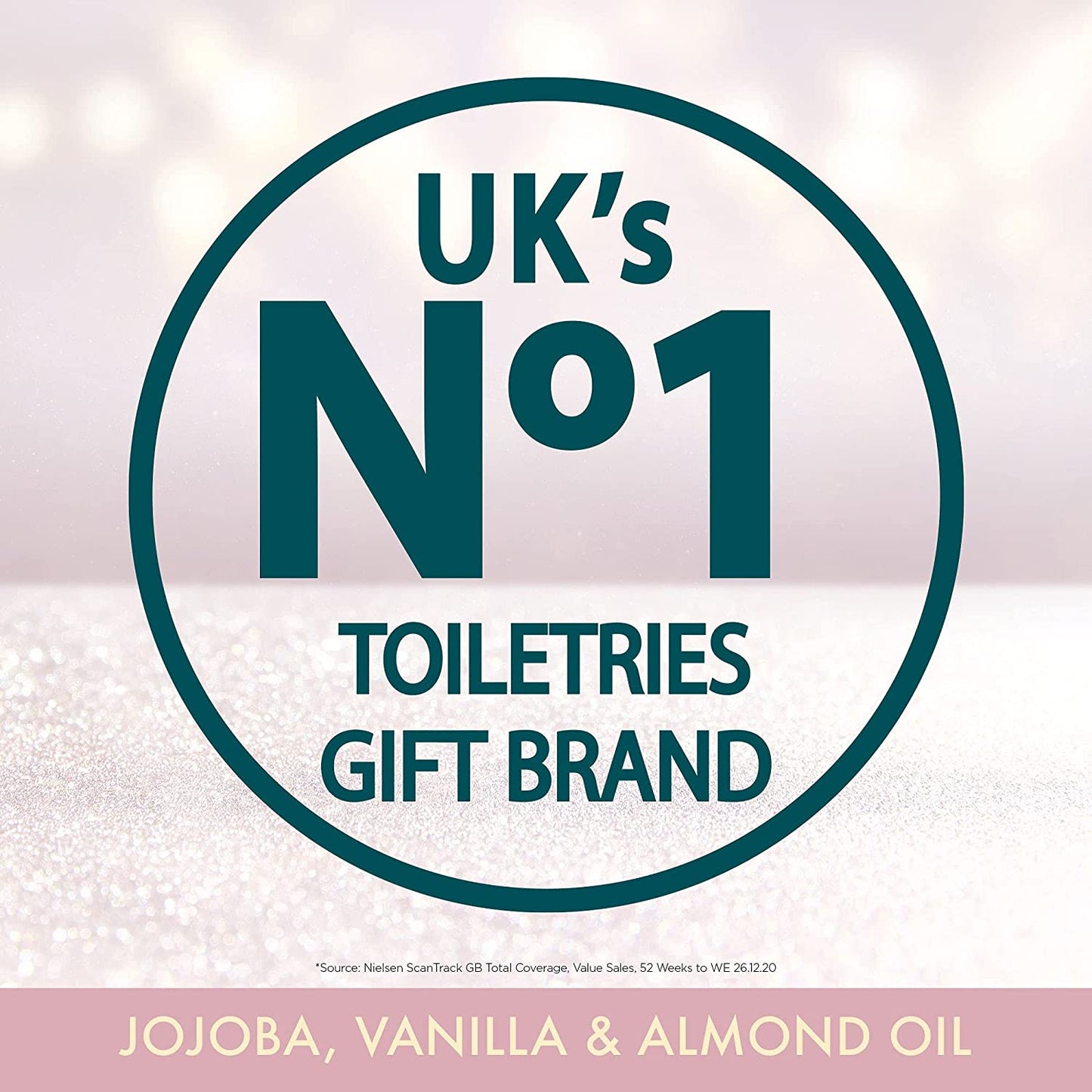 Baylis & Harding Jojoba, Vanilla & Almond Oil Luxury Bathing Gift Set - Vegan Friendly