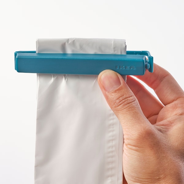 BEVARA Sealing clip, set of 30, mixed colours/mixed sizes