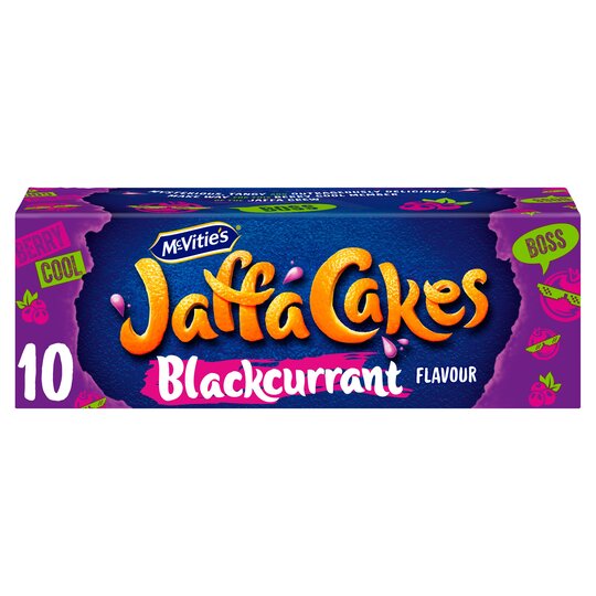 Mcvities Blackcurrant Flavour Jaffa Cakes 10 Pack