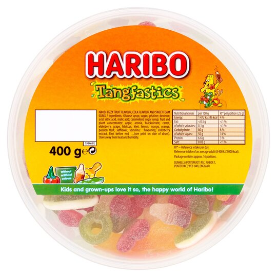 HARIBO Tangfastics -1kg Tub