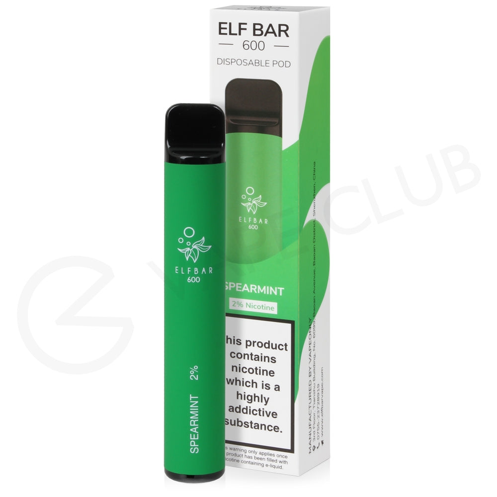 SPEARMINT ELF BAR DISPOSABLE VAPE Candylandug SPEARMINT ELF BAR DISPOSABLE VAPE Candylandug