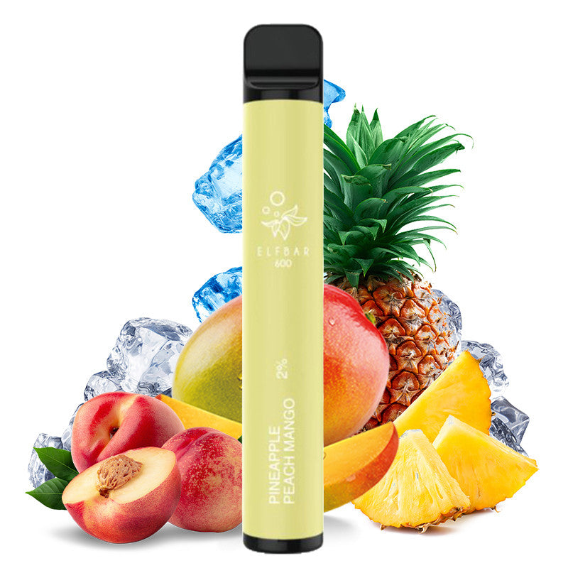 PINEAPPLE PEACH MANGO ELF BAR DISPOSABLE VAPE  Candylandug