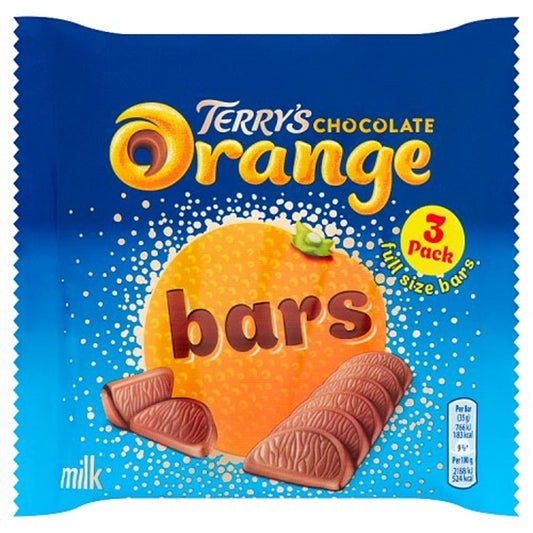 Terry's Chocolate Orange Milk Chocolate Bars 3 Pack