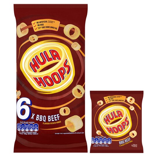 Kp Hula Hoops Bbq Beef 6X24g