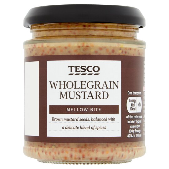 Tesco Wholegrain Mustard 180G