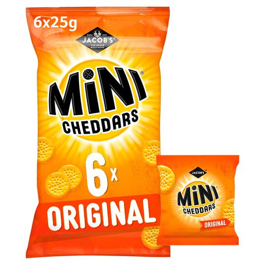 Jacobs Mini Cheddars Original 6X25g