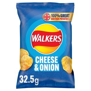 Walkers Cheese & Onion Crisps 32.5g