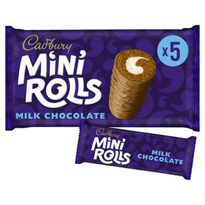 Cadbury Milk Chocolate Mini Rolls Cakes x5