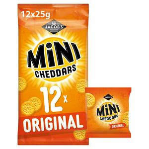 Jacob's Mini Cheddars Original x12 25g