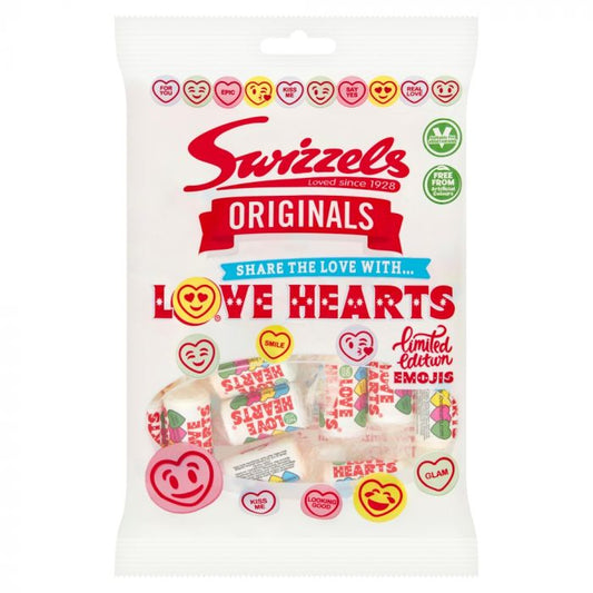 Swizzels Originals Love Hearts Bag 170g