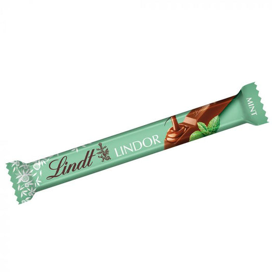 Lindt Lindor Mint Milk Chocolate Treat Bar 38g