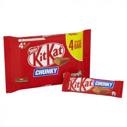 Kit Kat Chunky Milk Chocolate Bar 4 Pack 128g