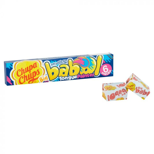 Chupa Chups Big Babol Blue Raspberry Flavour Soft Bubble Gum 27.6g