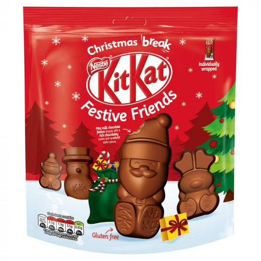 KitKat Festive Friends Milk Chocolate Sharing Bag 220g