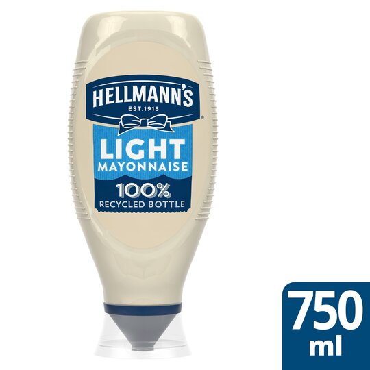 Hellmann's Light Squeezy Mayonnaise 750Ml