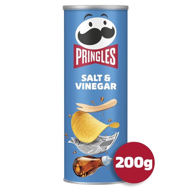 Pringles Salt & Vinegar Crisps 200g