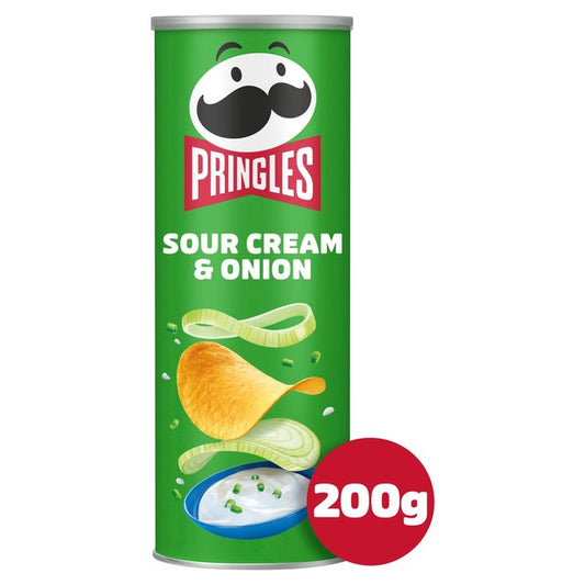 Pringles Sour Cream & Onion Crisps 200g