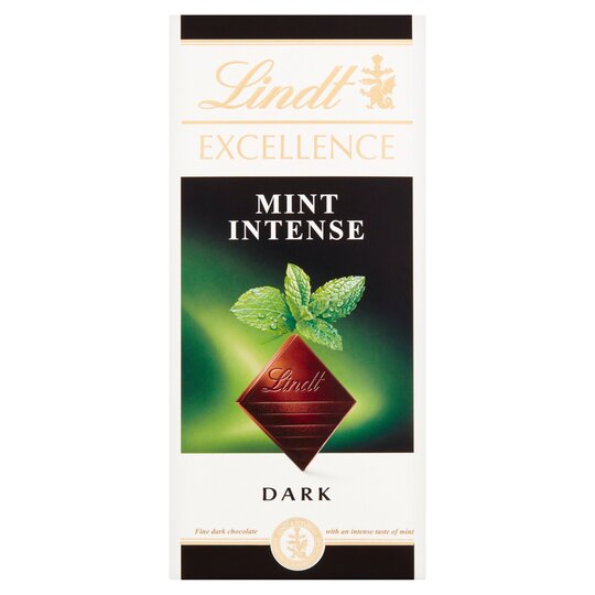 Lindt Excellence Mint Intense 100G