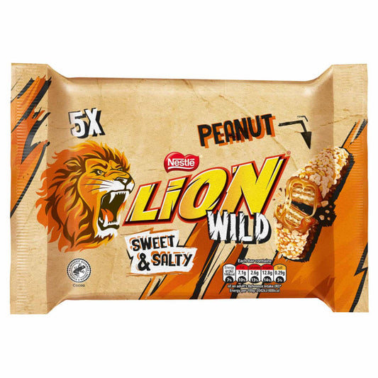 Nestle Lion Wild Peanut Bar 5pk