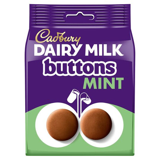 Cadbury Dairy Milk Mint Buttons Chocolate 110G