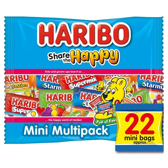 Haribo Share The Happy Fizzy & Fruit Gums 352G