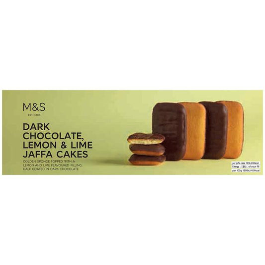 M&S Dark Chocolate Lemon & Lime Jaffa Cakes 125g