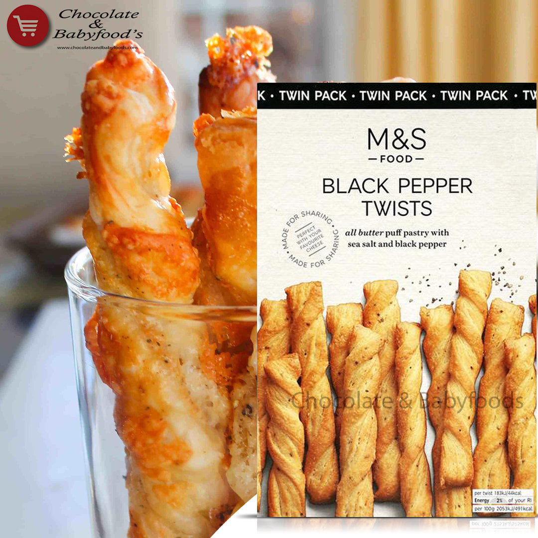 M&S Sea Salt & Pepper Twists