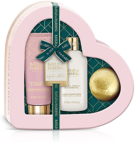 Baylis & Harding Jojoba, Vanilla & Almond Oil Luxury Bathing Gift Set - Vegan Friendly