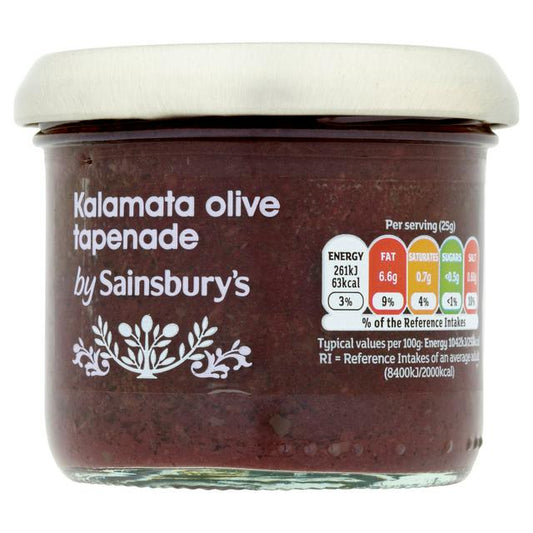 Sainsbury's Kalamata Olive Tapenade 100g