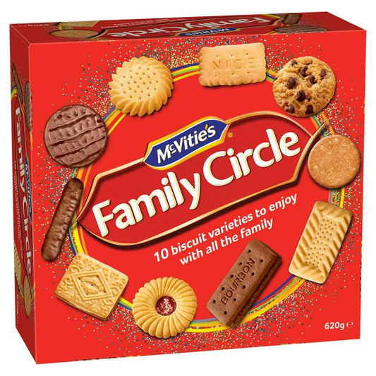 McVitie's Family Circle Biscuits Assortment 620g