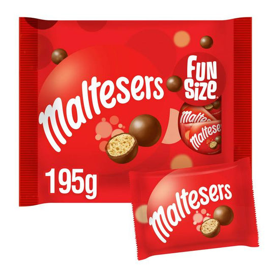 Maltesers Chocolate Fun Size Bags Multipack 195g