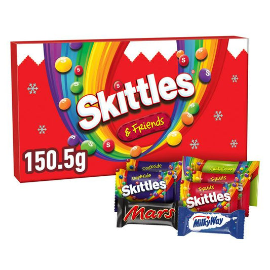 Skittles & Friends Sweets Medium Christmas Selection Box 150.5g