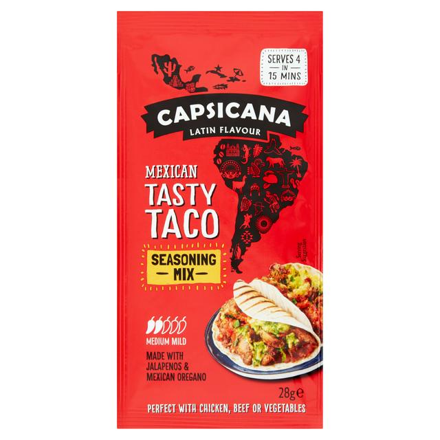 Capsicana Tasty Taco Seasoning Mix 28g