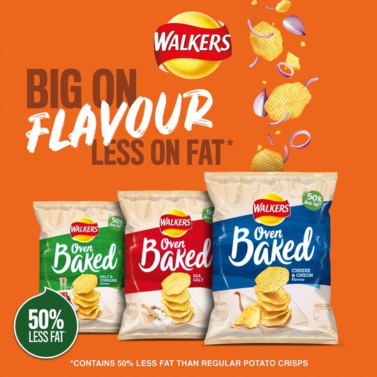 Walkers Baked Variety Crisps 6X25g