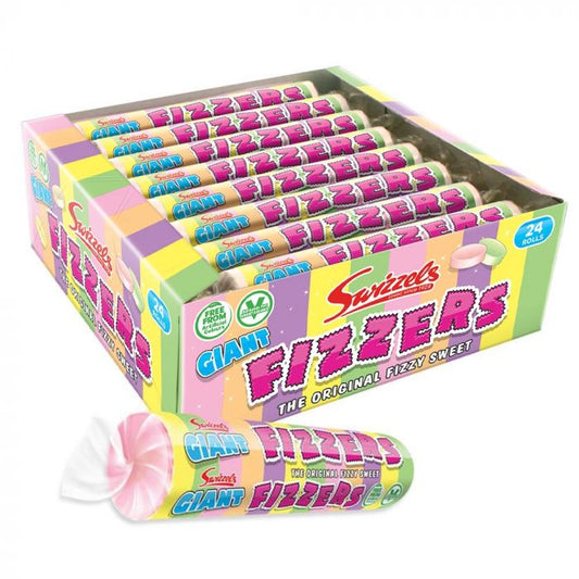 Swizzels Giant Fizzers Rolls 40g