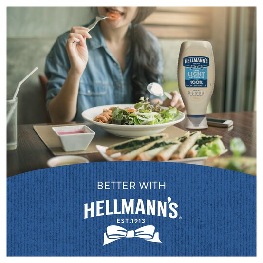 Hellmann's Light Squeezy Mayonnaise 750Ml