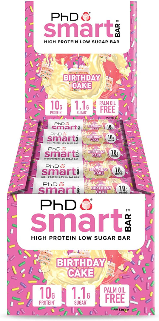 PhD Nutrition Smart Bar Half Size - (Birthday Cake) x 1 Bar