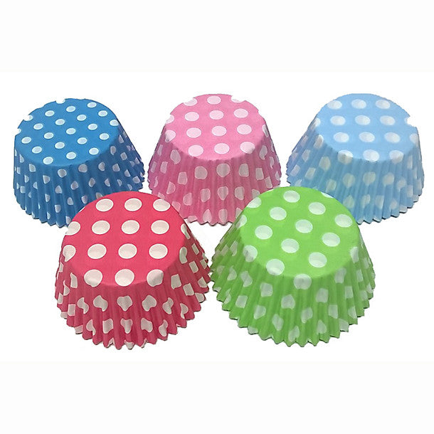 Polka Dot Cupcake Cases - 50pcs