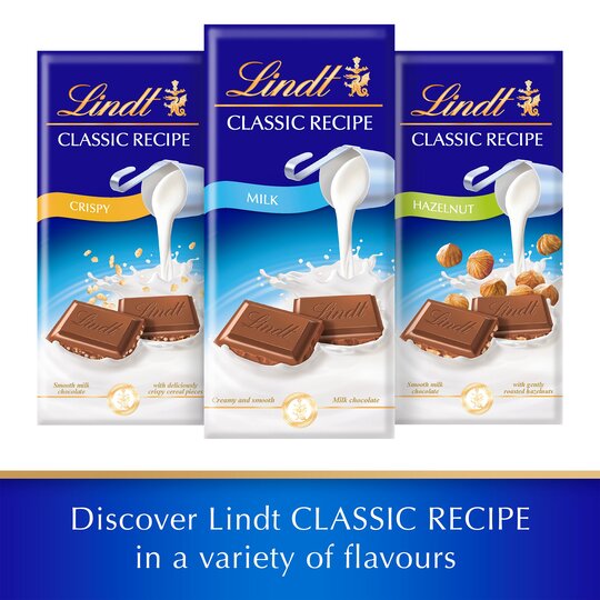 Lindt Classic Milk Chocolate Bar 125G