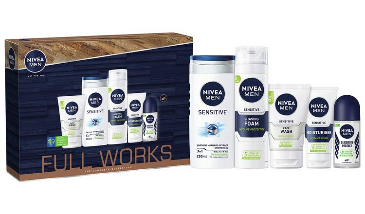 Nivea Full Works Men Sensitive Gift Set