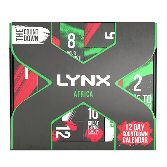 Lynx Africa Countdown Calendar Gift Set Candylandug