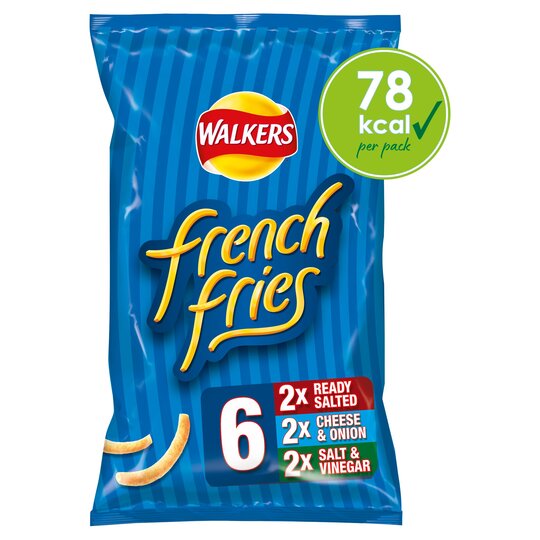 Walkers French Fries Variety Snacks 6X18g