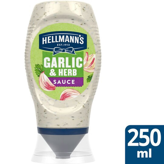 Hellmann's Garlic & Herb Sauce 250Ml