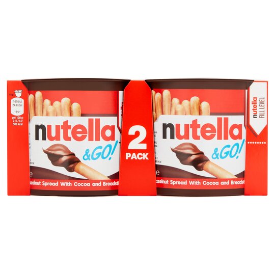 Nutella And Go Two Pack 96G